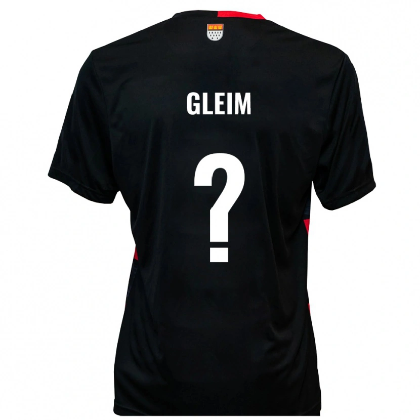 Danxen Homem Camisola Rebecca Gleim #0 Preto Vermelho Principal 2025/26 Camisa Brasil
