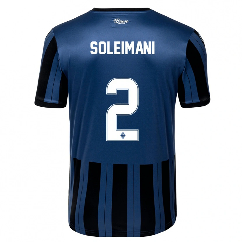 Danxen Homem Camisola Amir Soleimani #2 Azul Cinzento Preto Principal 2025/26 Camisa Brasil
