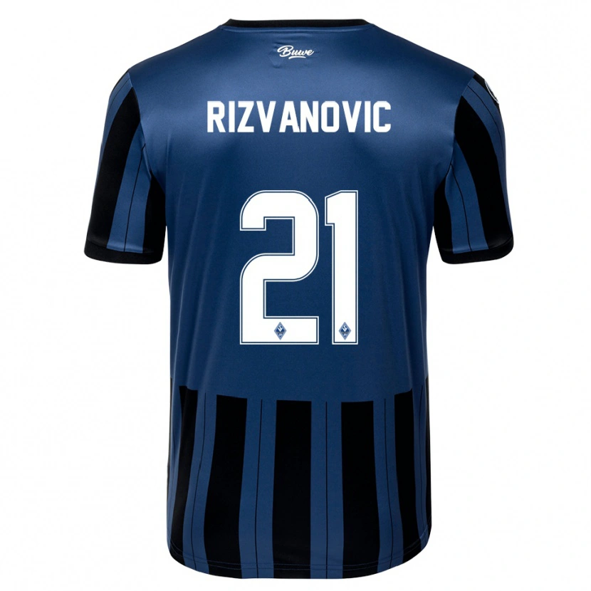 Danxen Homem Camisola Adnan Rizvanovic #21 Azul Cinzento Preto Principal 2025/26 Camisa Brasil