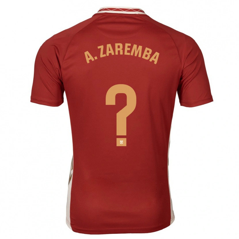 Danxen Homem Camisola Aleksandra Zaremba Kupiec #0 Borgonha Dourado Alternativa 2025/26 Camisa Brasil