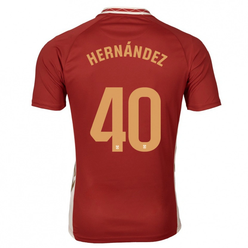 Danxen Homem Camisola Christian Hernández #40 Borgonha Dourado Alternativa 2025/26 Camisa Brasil