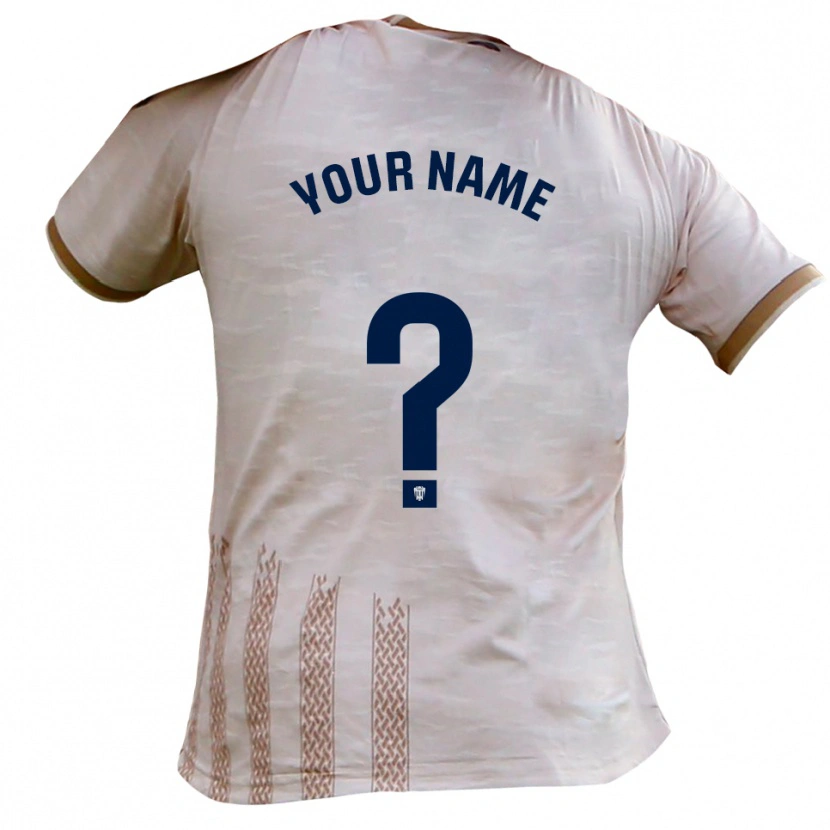 Danxen Homem Camisola Seu Nome #0 Branco Sujo Castanho Alternativa 2025/26 Camisa Brasil