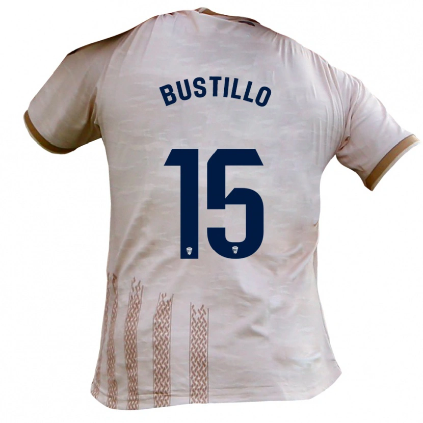 Danxen Homem Camisola Marcos Bustillo #15 Branco Sujo Castanho Alternativa 2025/26 Camisa Brasil