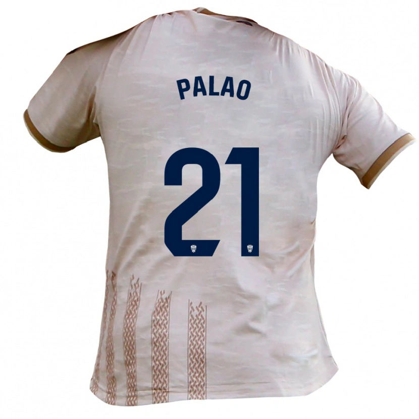 Danxen Homem Camisola Rafa Palao #21 Branco Sujo Castanho Alternativa 2025/26 Camisa Brasil