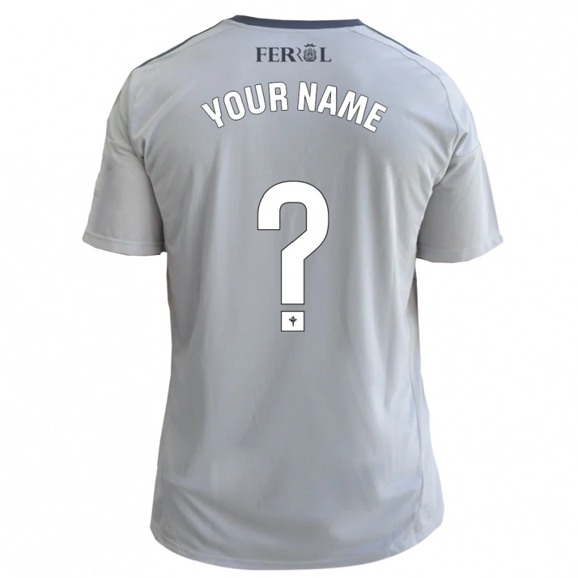 Danxen Homem Camisola Seu Nome #0 Cinzento Prateado Alternativa 2025/26 Camisa Brasil