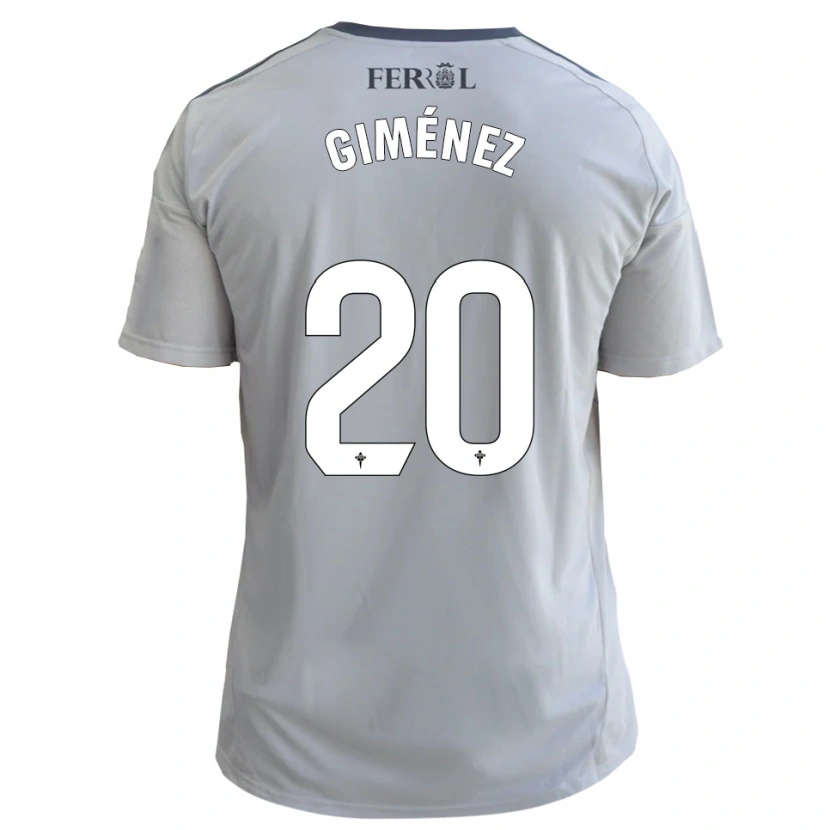Danxen Homem Camisola Álvaro Giménez #20 Cinzento Prateado Alternativa 2025/26 Camisa Brasil