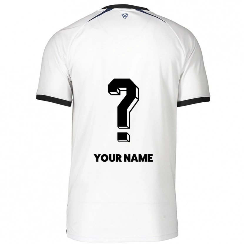 Danxen Homem Camisola Seu Nome #0 Branco Preto Alternativa 2025/26 Camisa Brasil