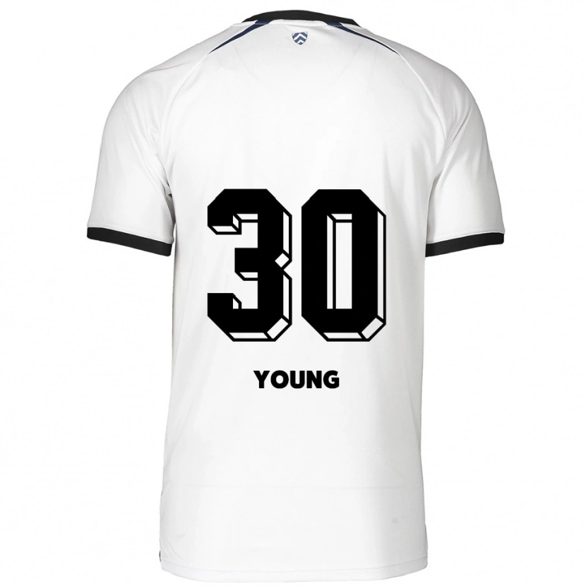 Danxen Homem Camisola Isaiah Young #30 Branco Preto Alternativa 2025/26 Camisa Brasil
