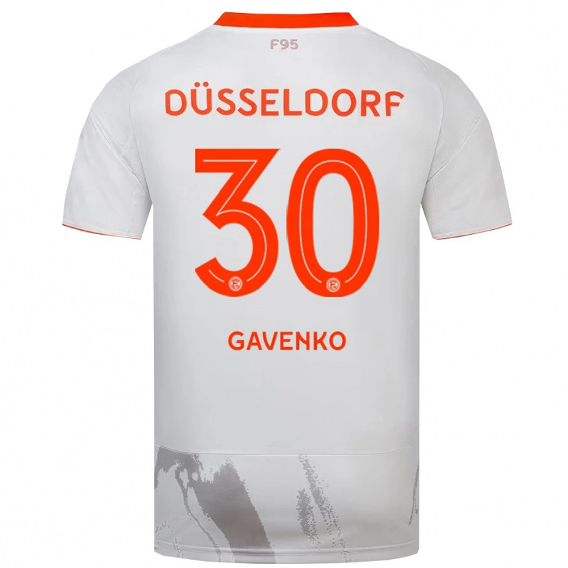 Danxen Homem Camisola Ivan Gavenko #30 Branco Laranja Alternativa 2025/26 Camisa Brasil