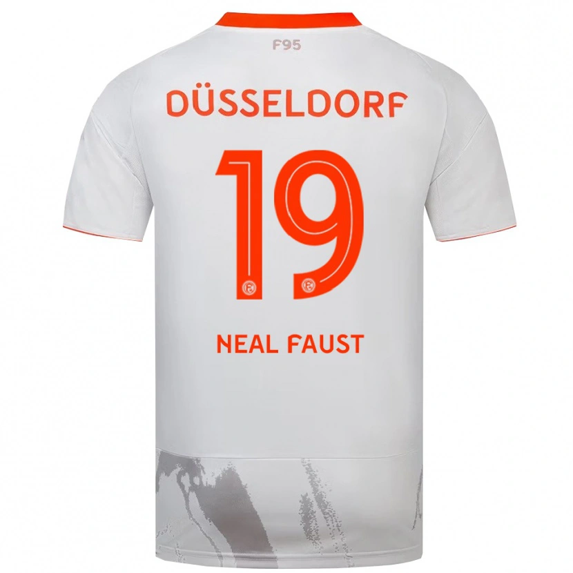 Danxen Homem Camisola Neal Faust #19 Branco Laranja Alternativa 2025/26 Camisa Brasil