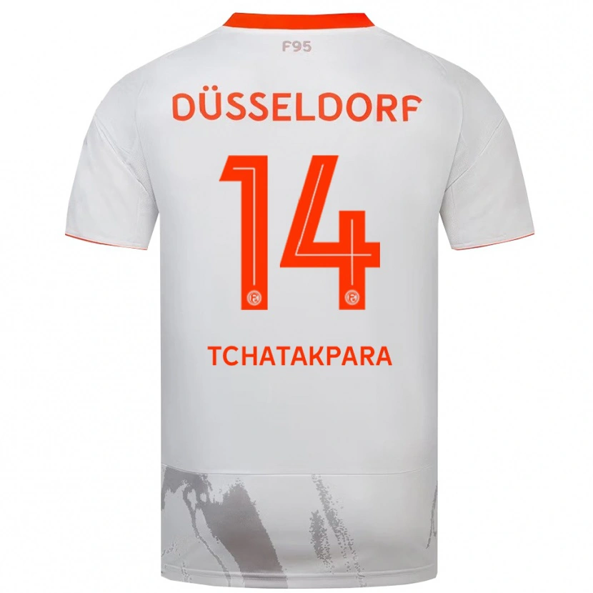 Danxen Homem Camisola Adnane Tchatakpara #14 Branco Laranja Alternativa 2025/26 Camisa Brasil