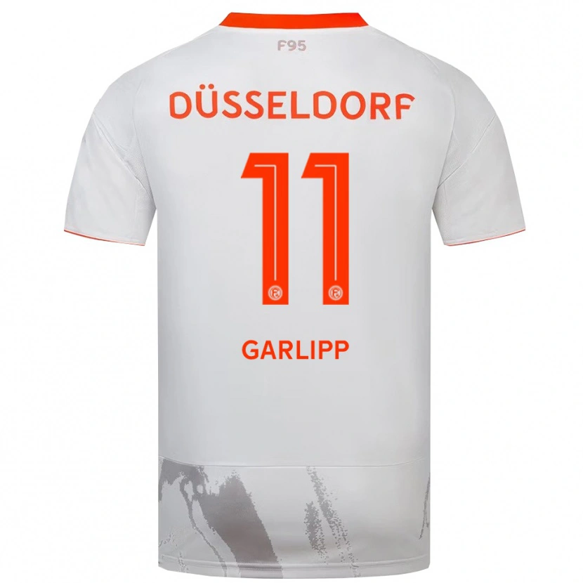 Danxen Homem Camisola Lennart Garlipp #11 Branco Laranja Alternativa 2025/26 Camisa Brasil