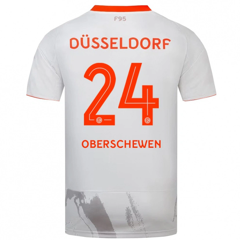 Danxen Homem Camisola Elias Oberschewen #24 Branco Laranja Alternativa 2025/26 Camisa Brasil