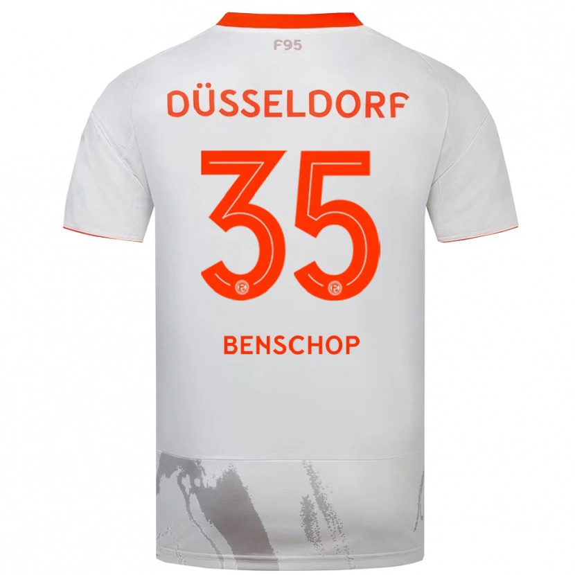 Danxen Homem Camisola Charlison Benschop #35 Branco Laranja Alternativa 2025/26 Camisa Brasil