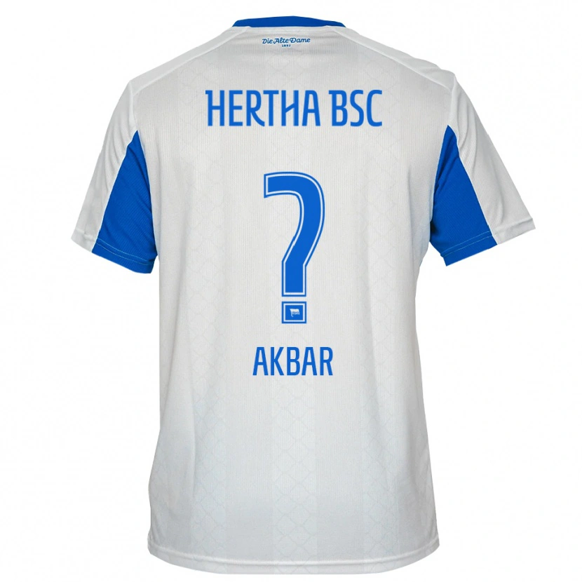 Danxen Homem Camisola Schikib Akbar #0 Branco Azul Alternativa 2025/26 Camisa Brasil