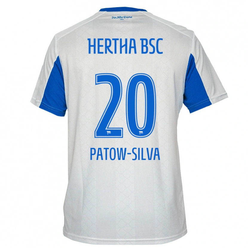 Danxen Homem Camisola Oscar Patow-Silva #20 Branco Azul Alternativa 2025/26 Camisa Brasil