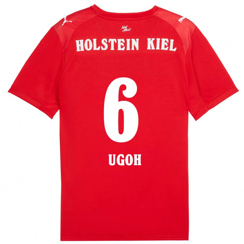Danxen Homem Camisola Ikem Ugoh #6 Vermelho Azul Alternativa 2025/26 Camisa Brasil