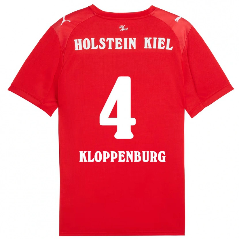 Danxen Homem Camisola Len Kloppenburg #4 Vermelho Azul Alternativa 2025/26 Camisa Brasil