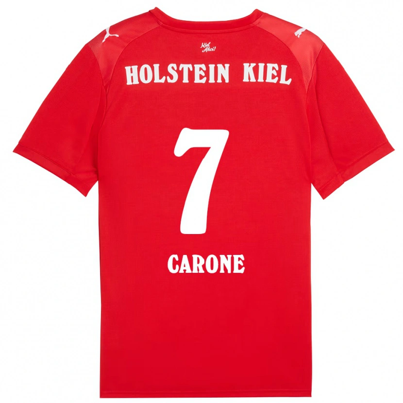 Danxen Homem Camisola Sammy Carone #7 Vermelho Azul Alternativa 2025/26 Camisa Brasil