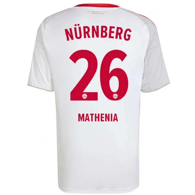 Danxen Homem Camisola Christian Mathenia #26 Branco Vermelho Alternativa 2025/26 Camisa Brasil