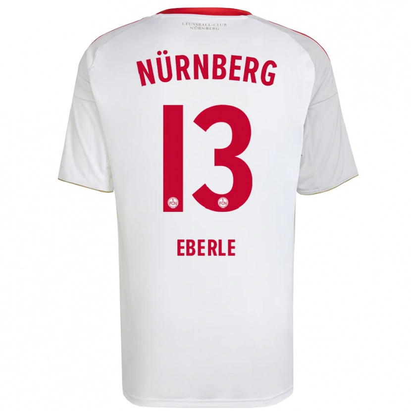 Danxen Homem Camisola Leo Eberle #13 Branco Vermelho Alternativa 2025/26 Camisa Brasil