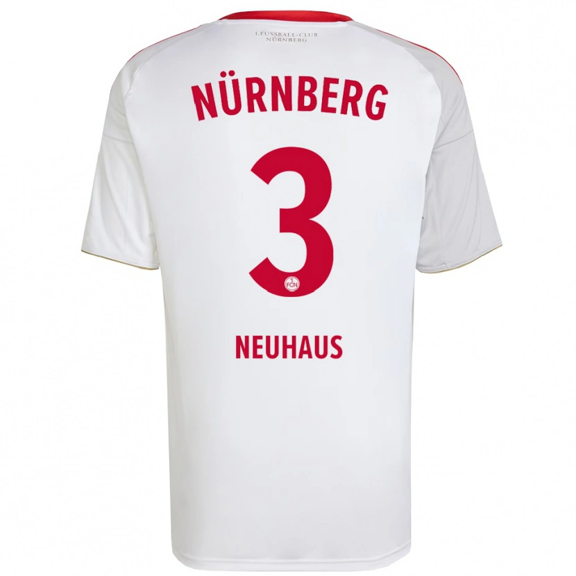 Danxen Homem Camisola Tim Neuhaus #3 Branco Vermelho Alternativa 2025/26 Camisa Brasil