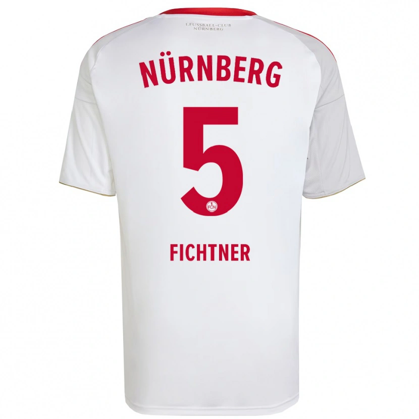 Danxen Homem Camisola Tom Fichtner #5 Branco Vermelho Alternativa 2025/26 Camisa Brasil