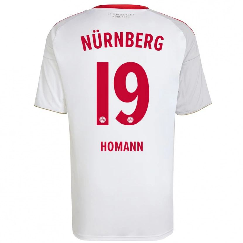Danxen Homem Camisola Sanja Homann #19 Branco Vermelho Alternativa 2025/26 Camisa Brasil