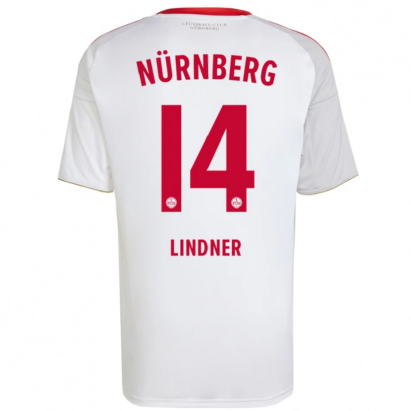 Danxen Homem Camisola Marlene Lindner #14 Branco Vermelho Alternativa 2025/26 Camisa Brasil