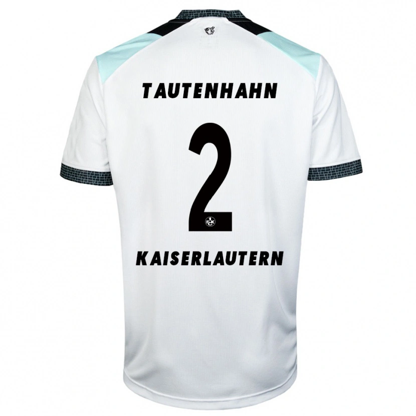 Danxen Homem Camisola Linus Tautenhahn #2 Branco Preto Alternativa 2025/26 Camisa Brasil
