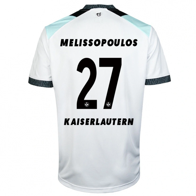 Danxen Homem Camisola Samuel Melissopoulos #27 Branco Preto Alternativa 2025/26 Camisa Brasil