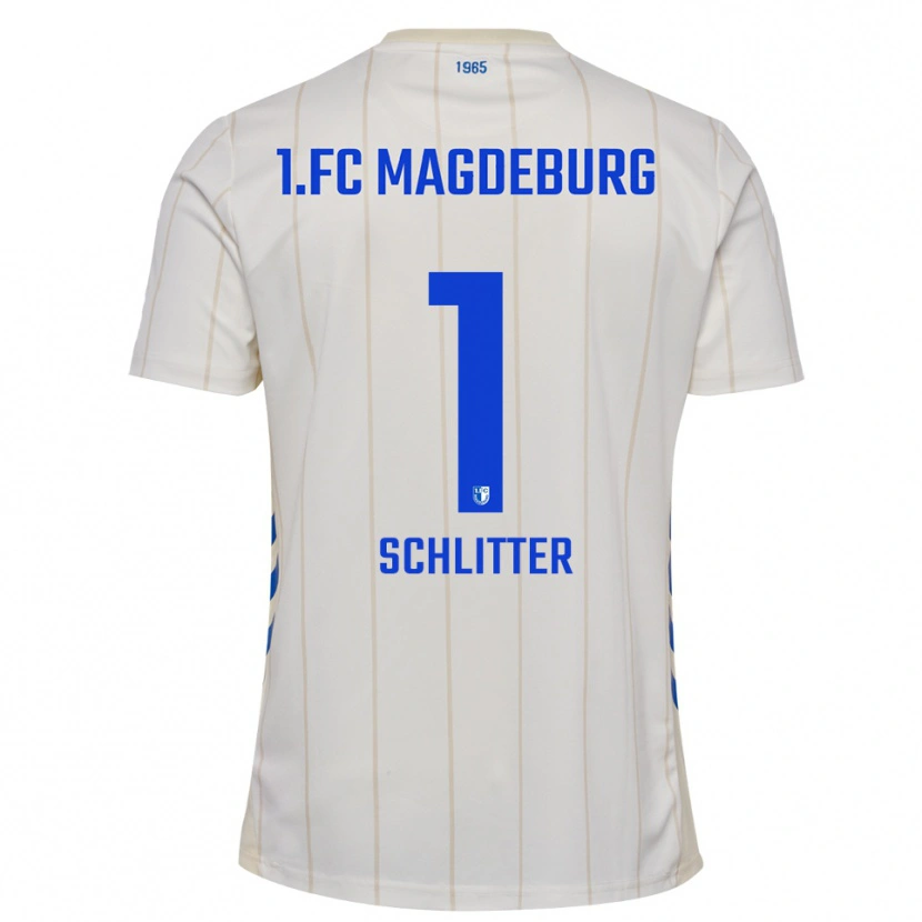 Danxen Homem Camisola Tom Schlitter #1 Branco Azul Alternativa 2025/26 Camisa Brasil