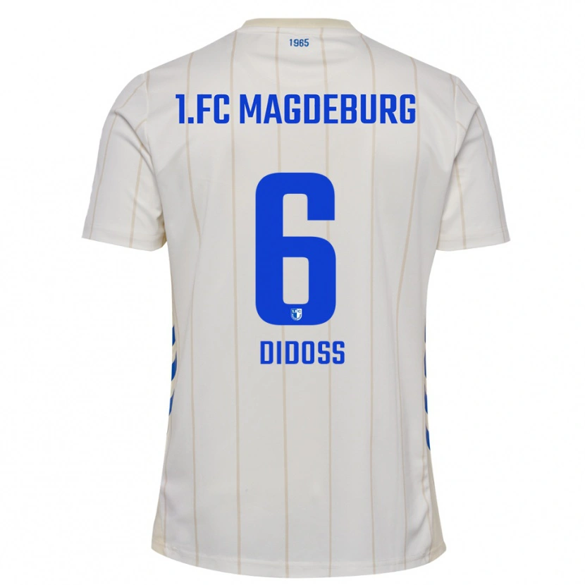 Danxen Homem Camisola Fadi Didoss #6 Branco Azul Alternativa 2025/26 Camisa Brasil
