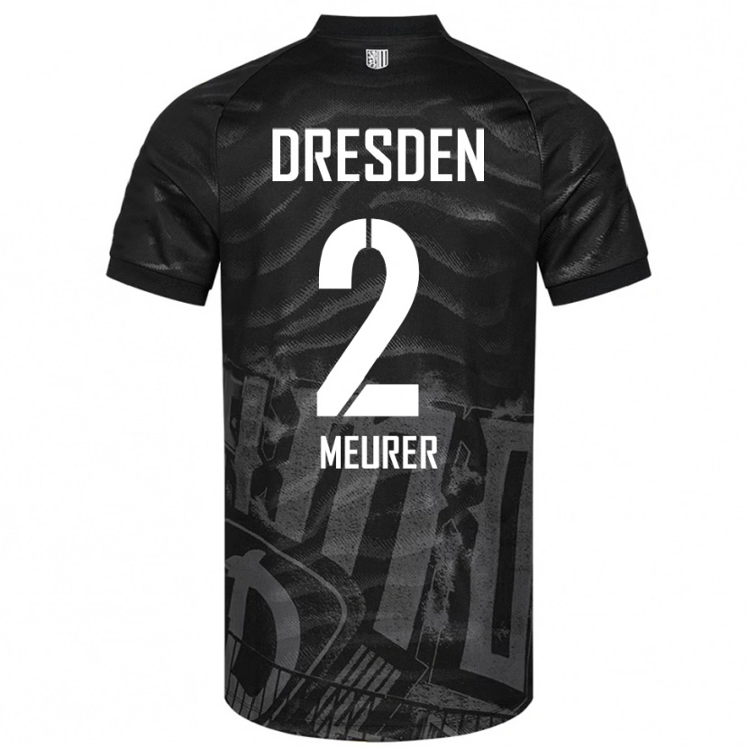 Danxen Homem Camisola Nicolas Meurer #2 Preto Cinzento Alternativa 2025/26 Camisa Brasil