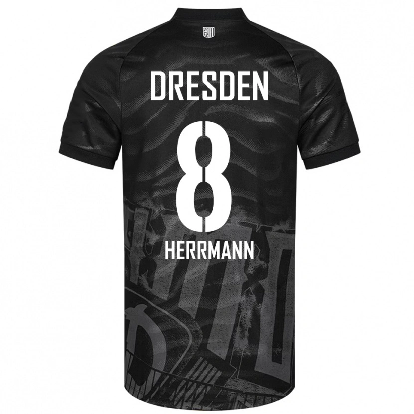 Danxen Homem Camisola Luca Herrmann #8 Preto Cinzento Alternativa 2025/26 Camisa Brasil