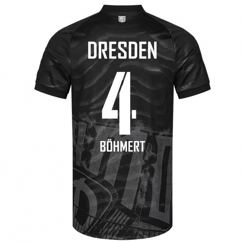 Danxen Homem Camisola Jonas Böhmert #4 Preto Cinzento Alternativa 2025/26 Camisa Brasil