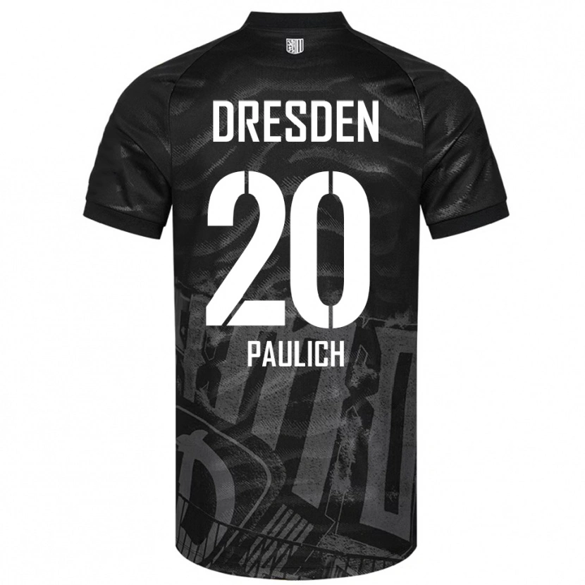 Danxen Homem Camisola Mourice Paulich #20 Preto Cinzento Alternativa 2025/26 Camisa Brasil