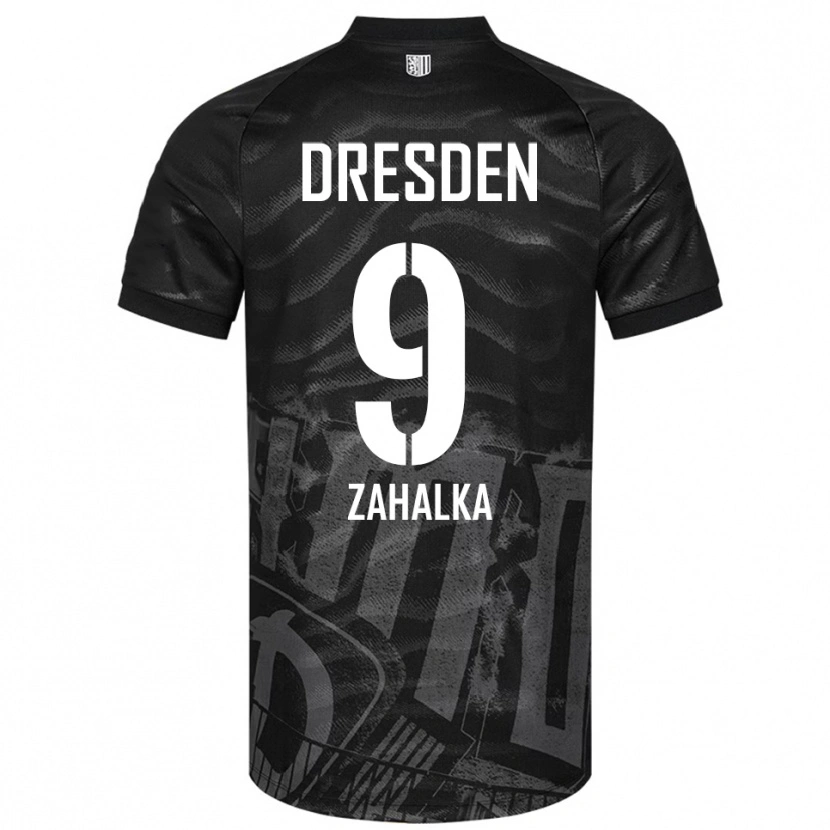 Danxen Homem Camisola Filip Zahalka #9 Preto Cinzento Alternativa 2025/26 Camisa Brasil