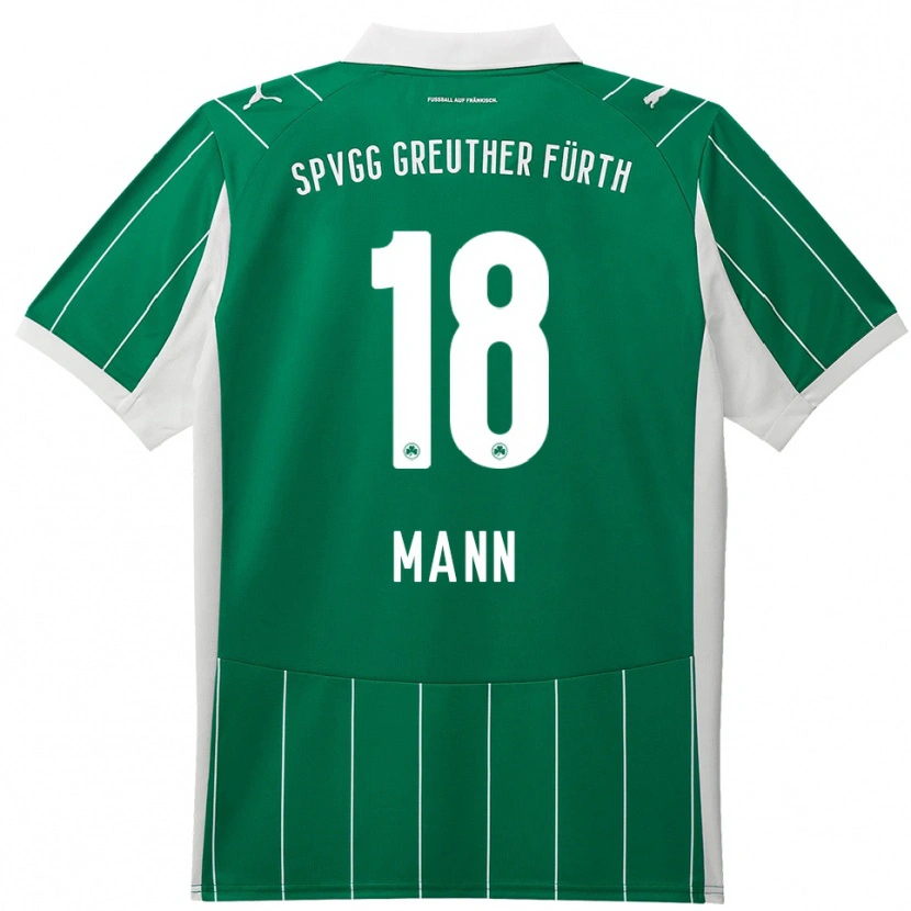 Danxen Homem Camisola Silas Mann #18 Verde Branco Alternativa 2025/26 Camisa Brasil