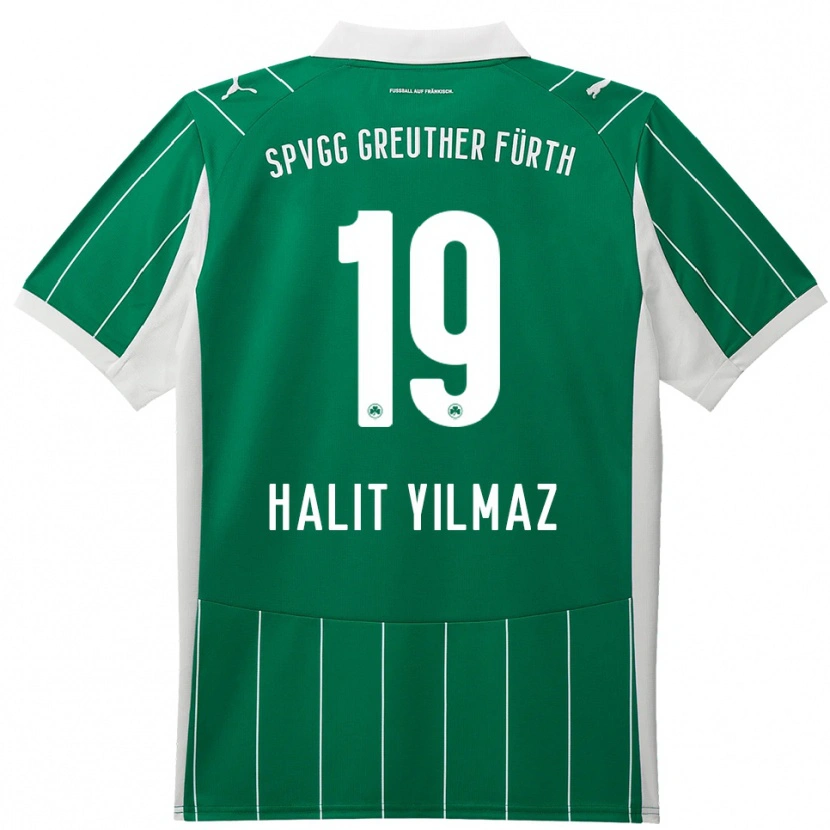 Danxen Homem Camisola Halit Yılmaz #19 Verde Branco Alternativa 2025/26 Camisa Brasil