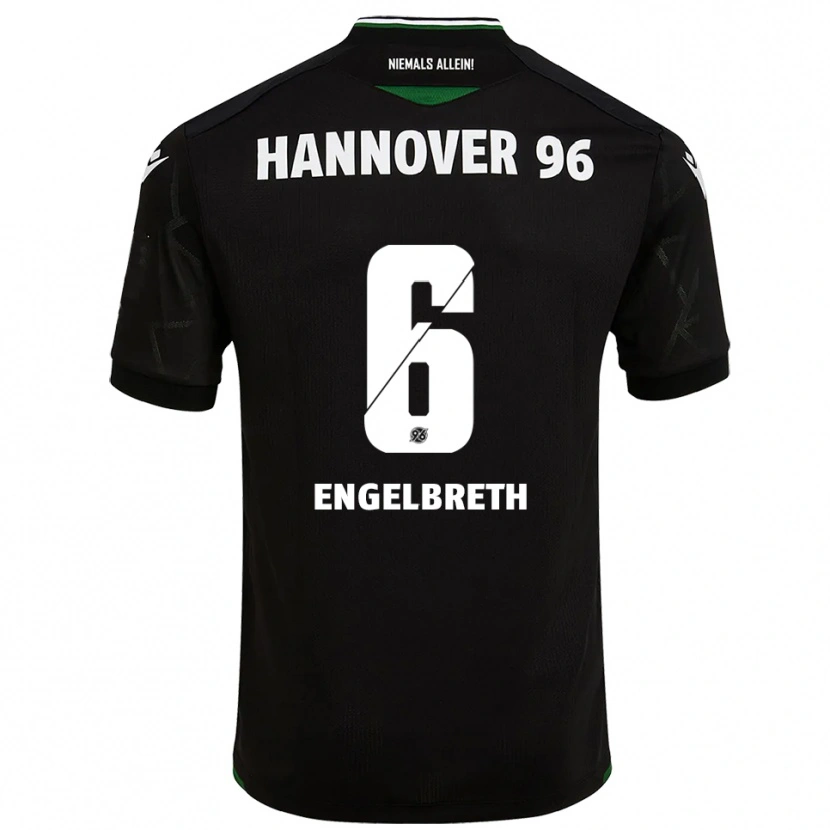 Danxen Homem Camisola Noah Engelbreth #6 Preto Verde Alternativa 2025/26 Camisa Brasil