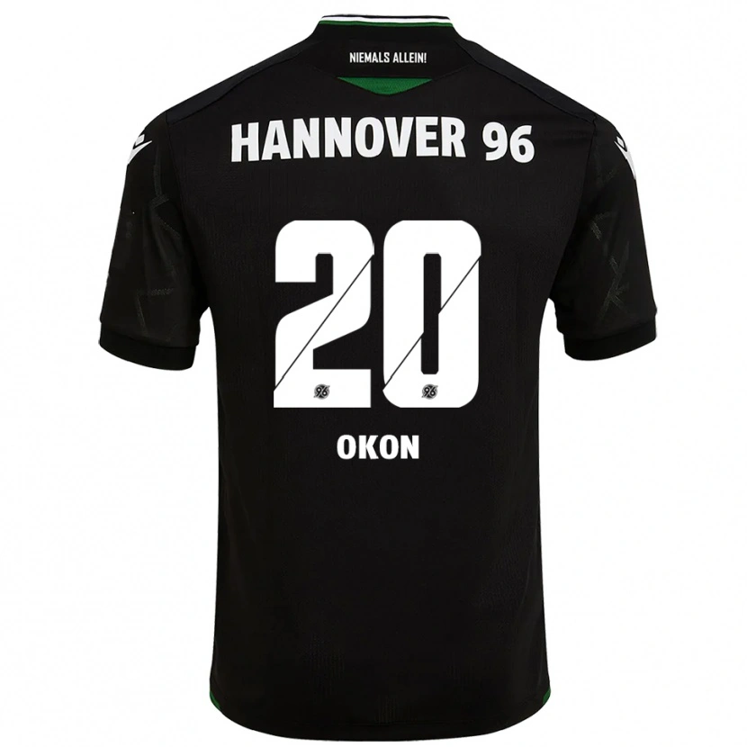 Danxen Homem Camisola Ime Okon #20 Preto Verde Alternativa 2025/26 Camisa Brasil