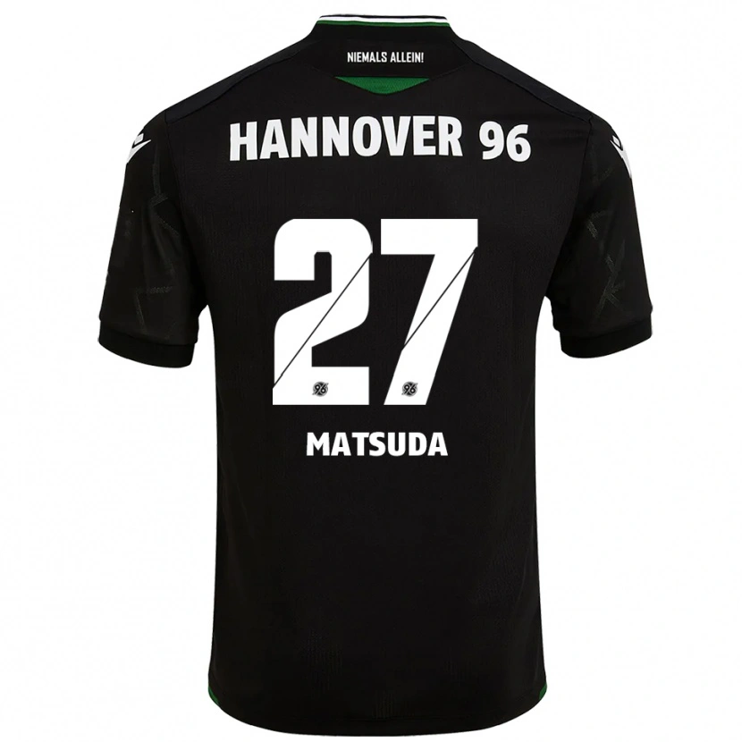 Danxen Homem Camisola Hayate Matsuda #27 Preto Verde Alternativa 2025/26 Camisa Brasil