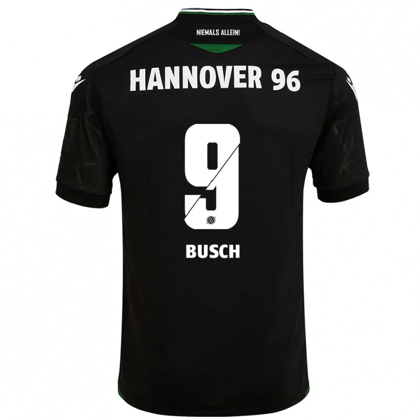 Danxen Homem Camisola Sean Busch #9 Preto Verde Alternativa 2025/26 Camisa Brasil
