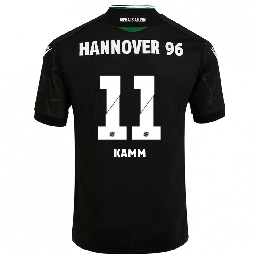 Danxen Homem Camisola Jannis Kamm #11 Preto Verde Alternativa 2025/26 Camisa Brasil