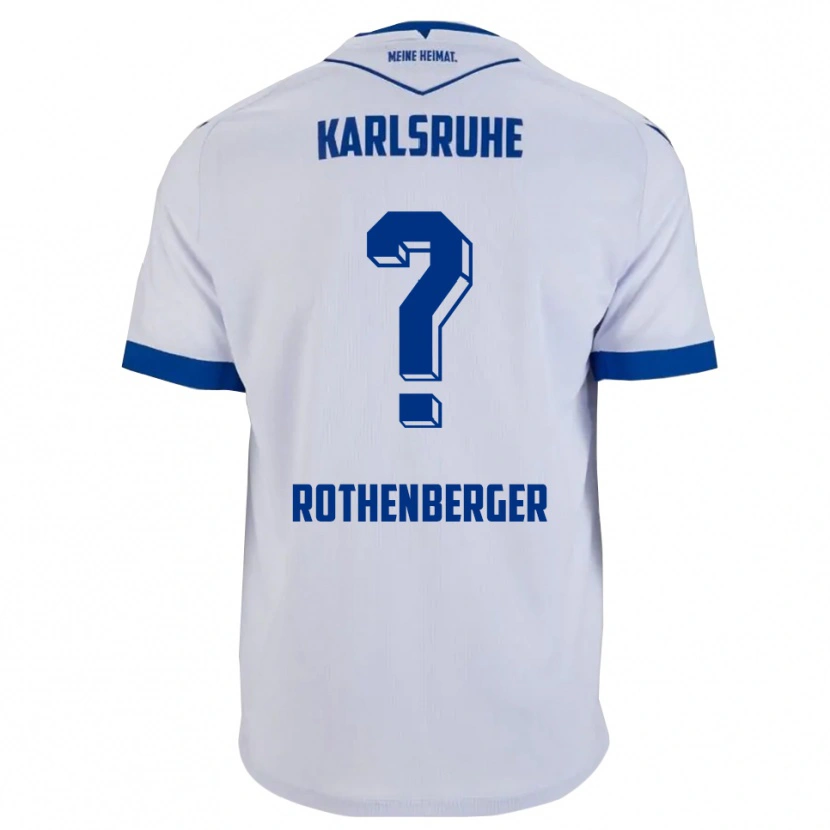 Danxen Homem Camisola Paulina Rothenberger #0 Branco Azul Alternativa 2025/26 Camisa Brasil