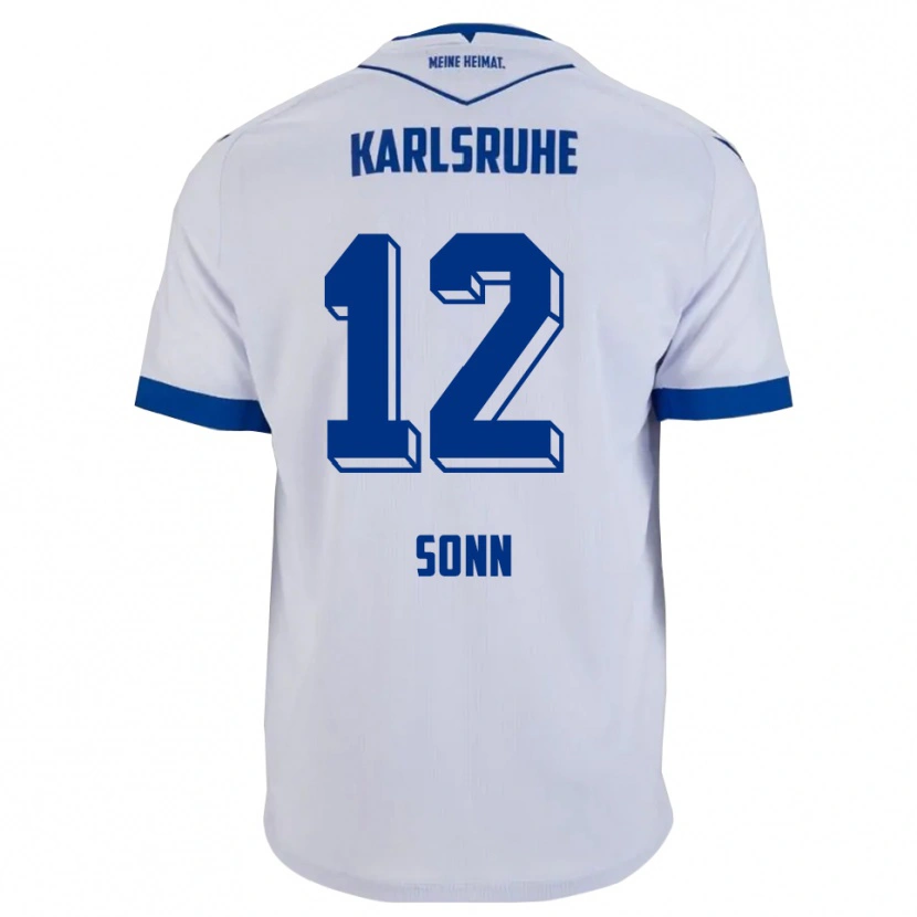 Danxen Homem Camisola Philipp Sonn #12 Branco Azul Alternativa 2025/26 Camisa Brasil