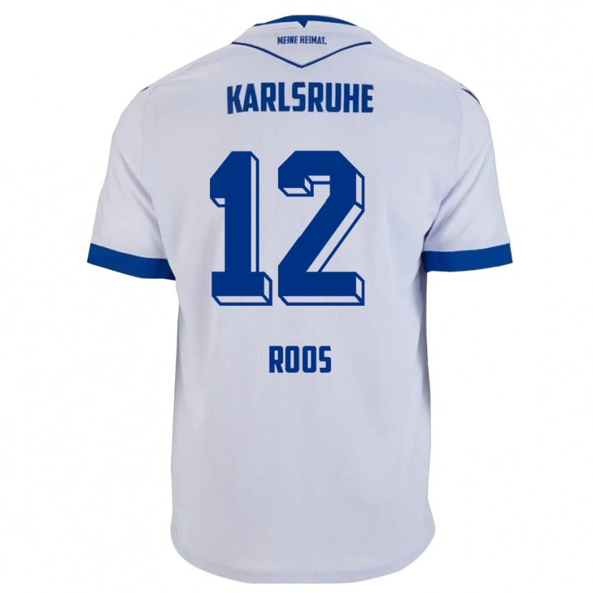 Danxen Homem Camisola Silvio Roos #12 Branco Azul Alternativa 2025/26 Camisa Brasil