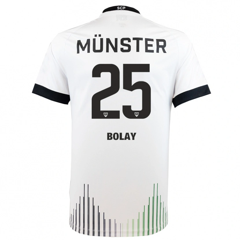 Danxen Homem Camisola Luca Bolay #25 Branco Preto Alternativa 2025/26 Camisa Brasil