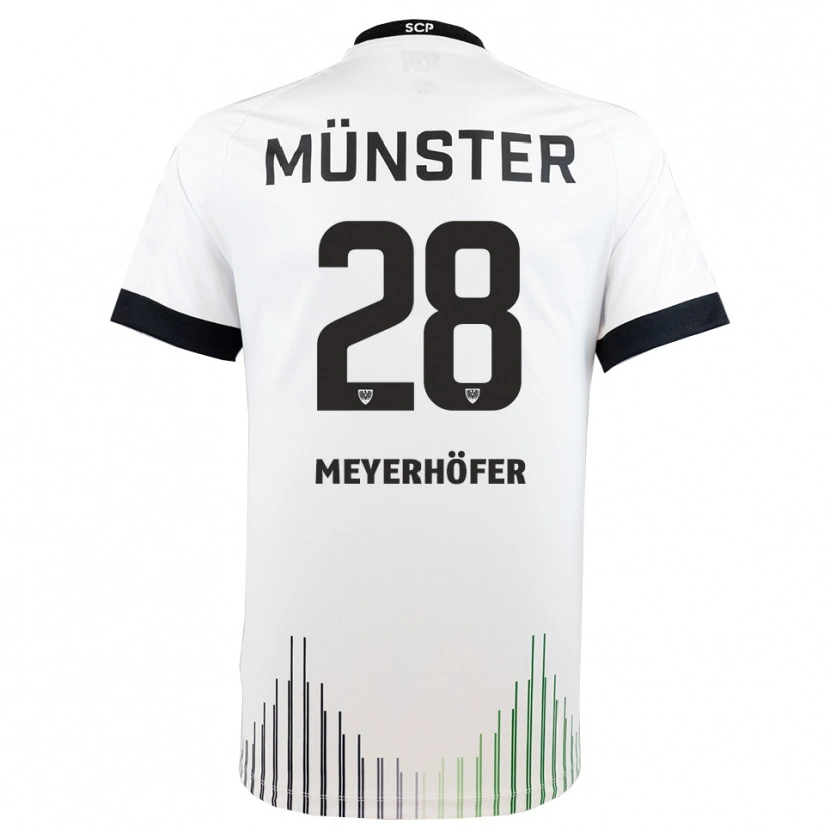 Danxen Homem Camisola Marco Meyerhöfer #28 Branco Preto Alternativa 2025/26 Camisa Brasil
